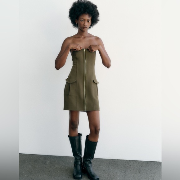 Zara strapless dress - Picture 3 of 15